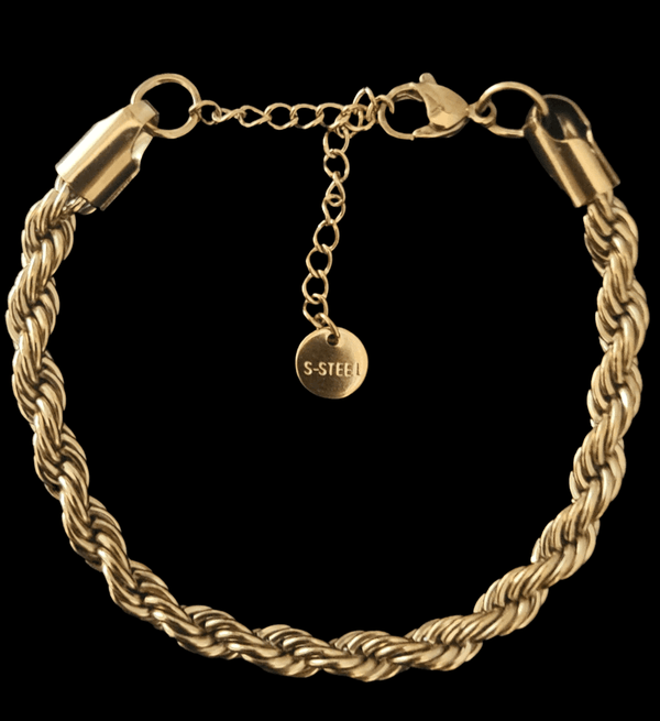 Edelstahl Armband 18K vergoldet